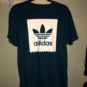 Adidas box logo tee